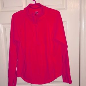 Old navy active  half zip pullover in neon pink